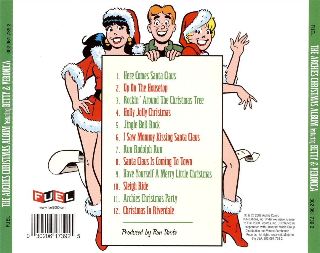 Archies Christmas Album cover art