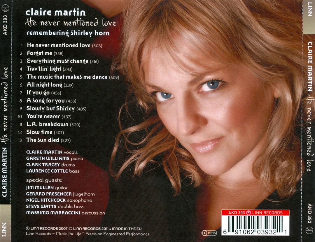 He Never Mentioned Love cover art