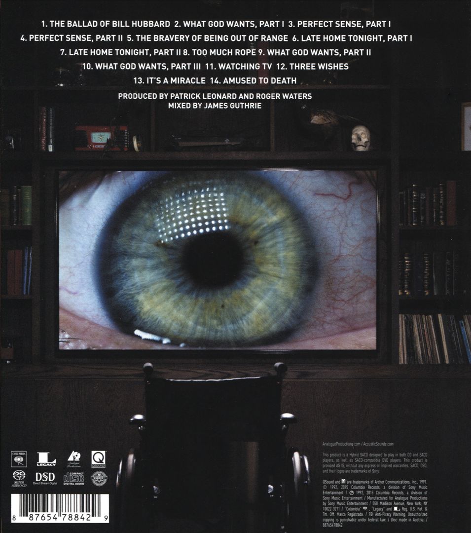 Amused to Death [SACD] cover art