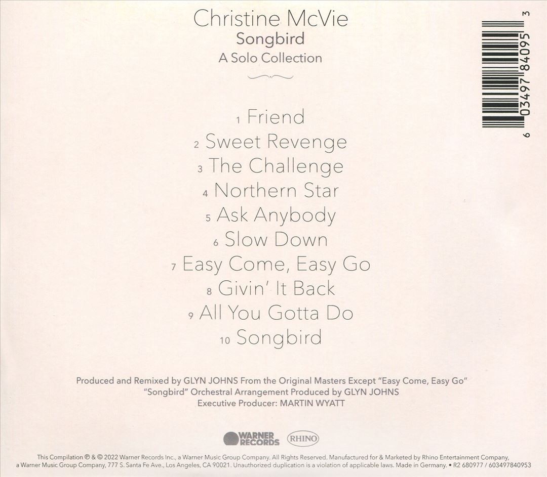 Songbird (A Solo Collection) cover art