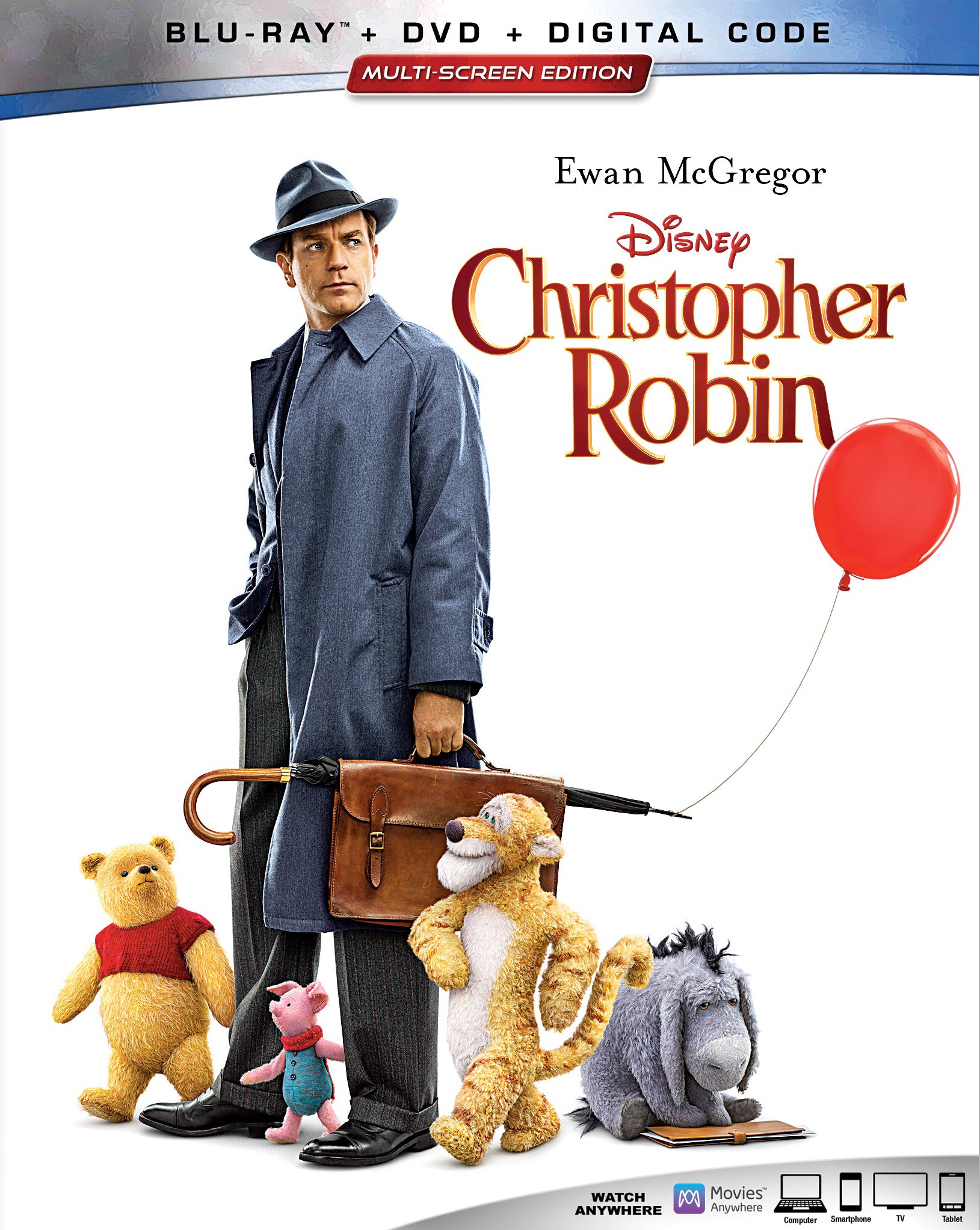 Christopher Robin [Includes Digital Copy] [Blu-ray/DVD] cover art