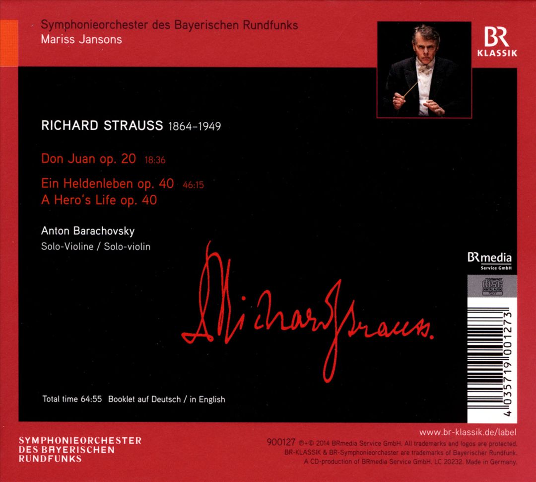 Strauss: Don Juan; Ein Heldenleben cover art