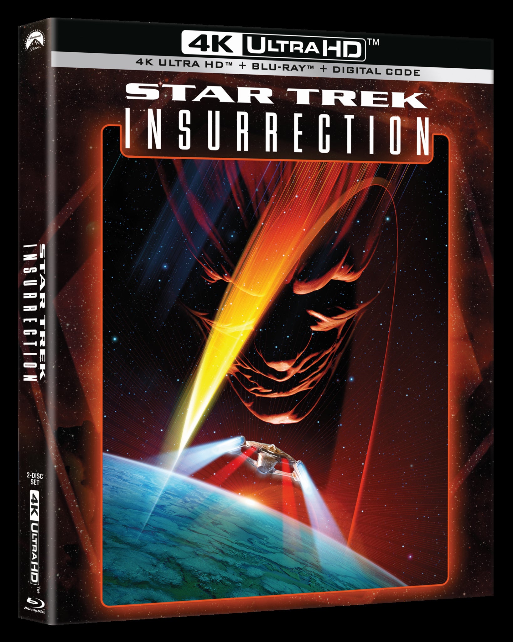 Star Trek IX: Insurrection [Includes Digital Copy] [4K Ultra HD Blu-ray/Blu-ray] cover art