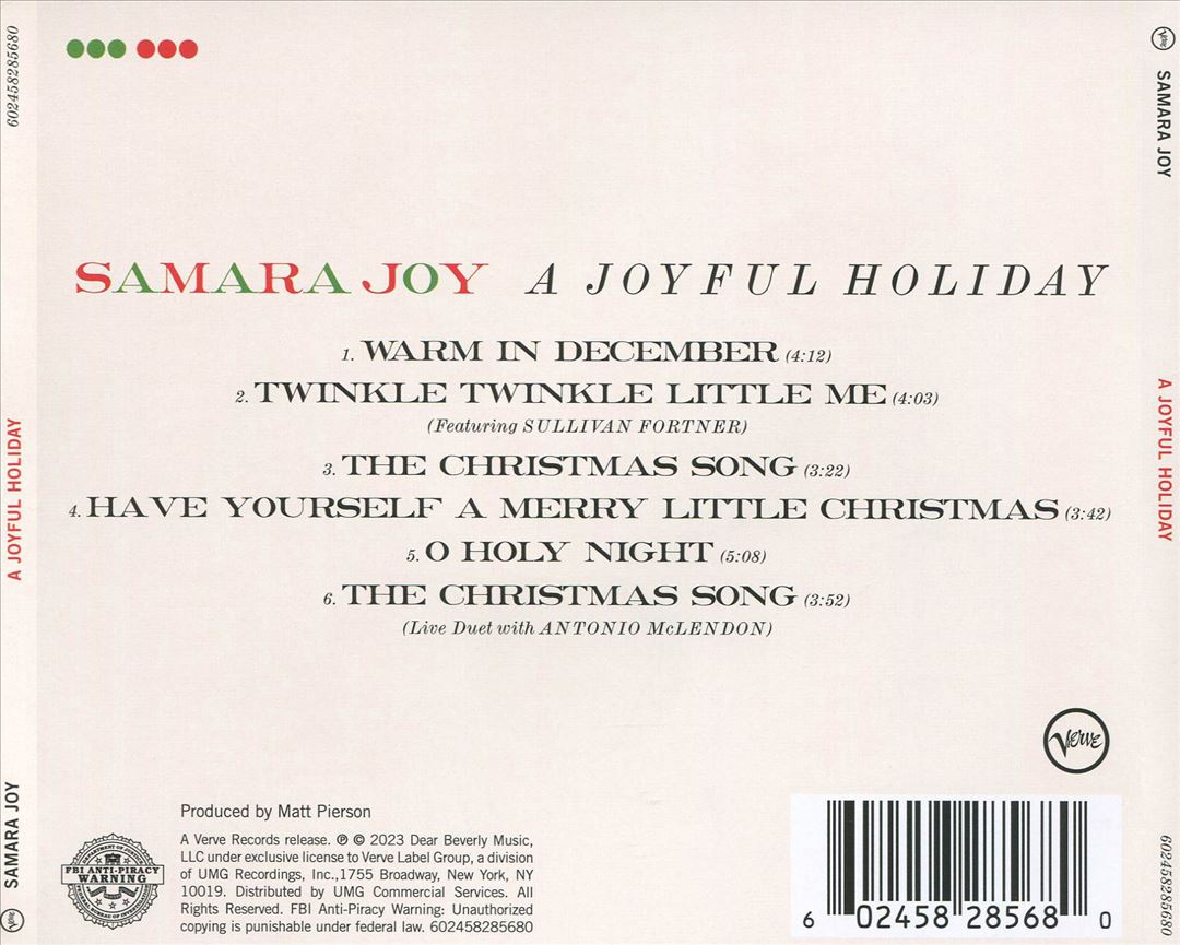 Joyful Holiday cover art