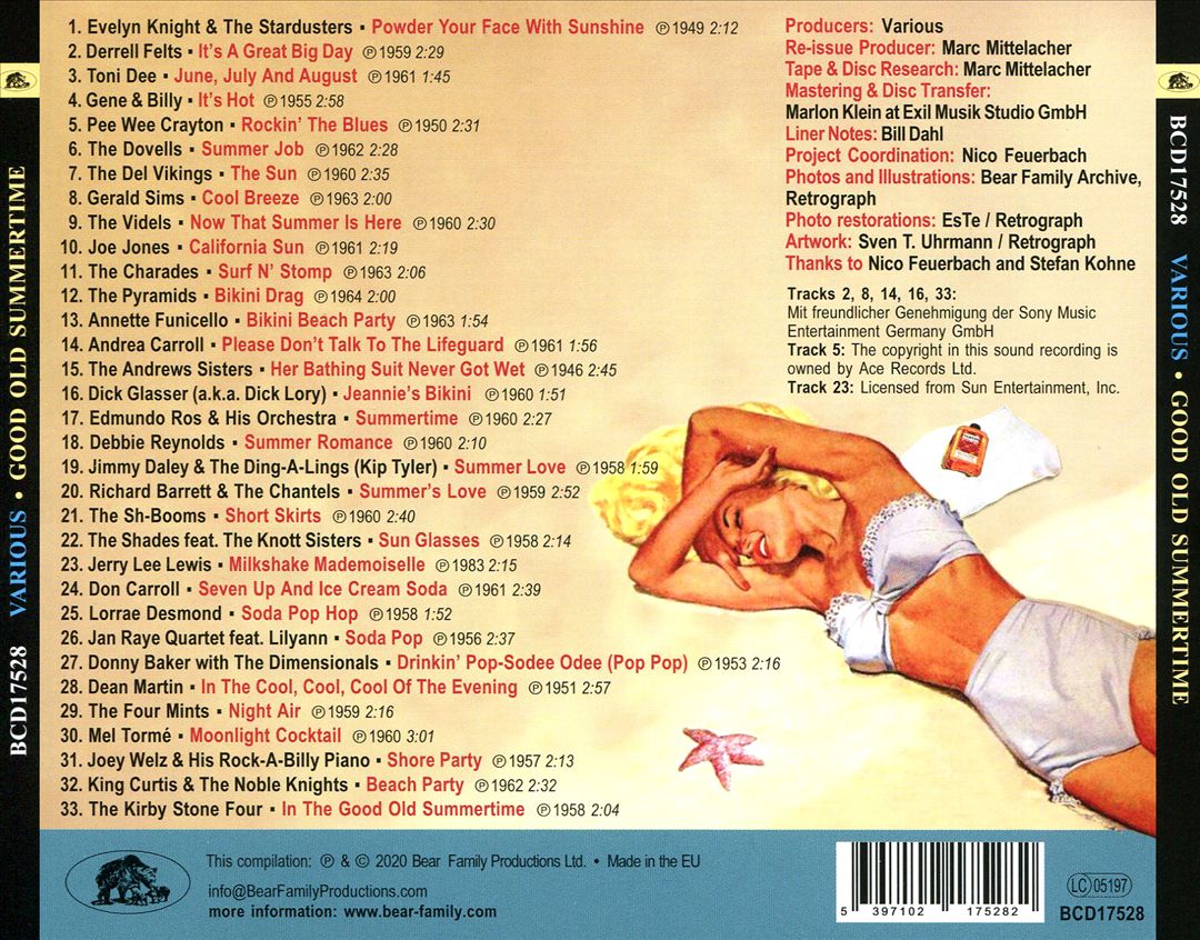 Good Old Summertime: 33 Hot Sunny Gems For Your Summer Holidays cover art