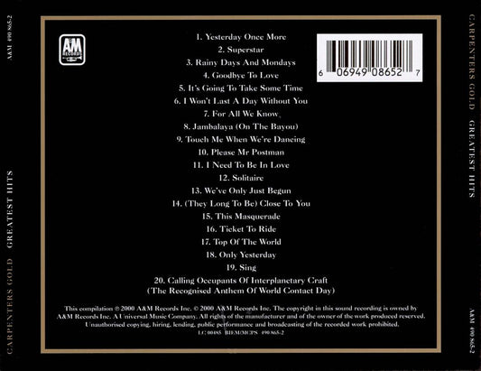 Gold: Greatest Hits cover art