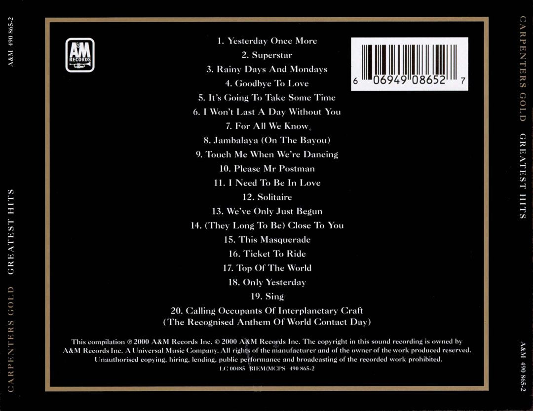 Gold: Greatest Hits cover art