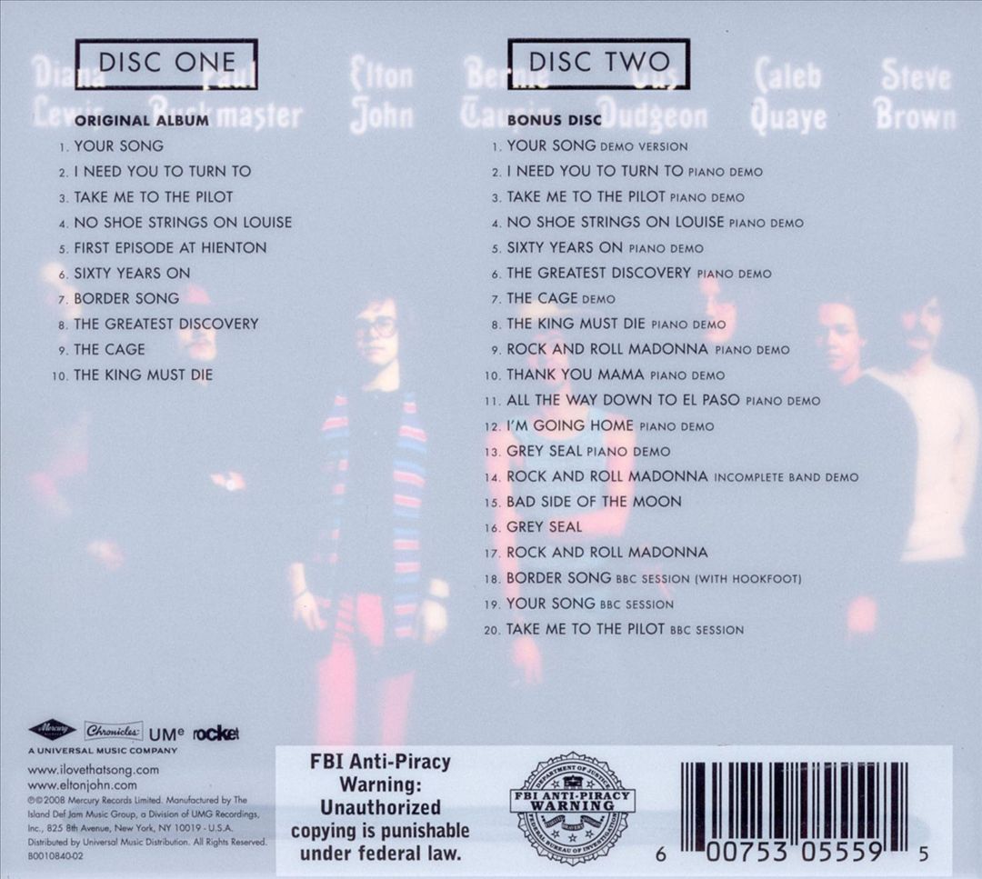 Elton John cover art