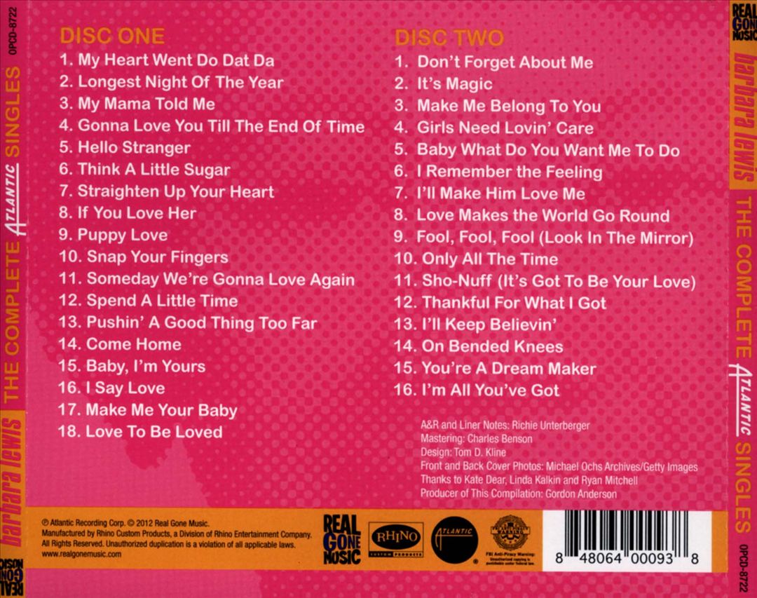 Complete Atlantic Singles cover art