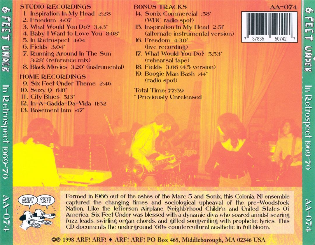 In Retrospect 1969-70 cover art