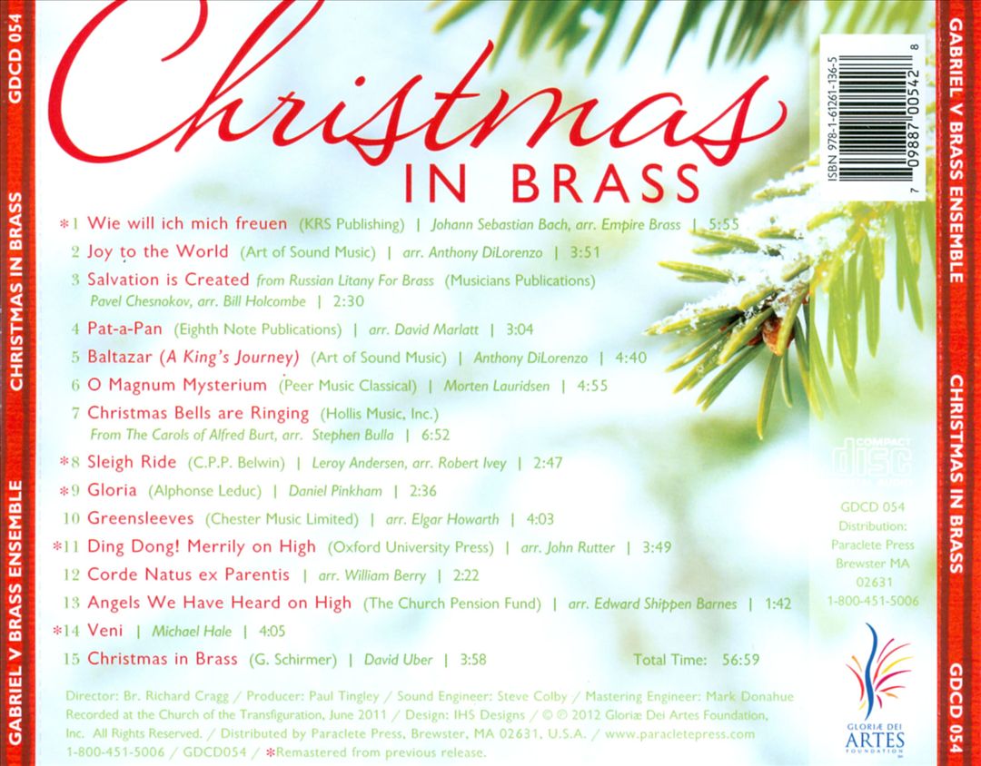 Christmas in Brass cover art