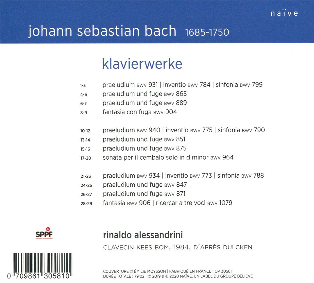 Bach: Klavierwerke cover art