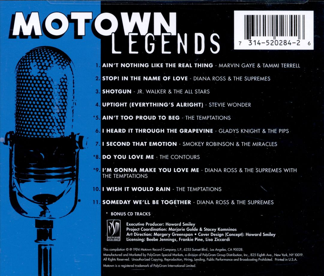 Motown Legends, Vol.3 cover art