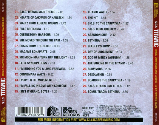 S.O.S. Titanic [Original Film Soundtrack] cover art