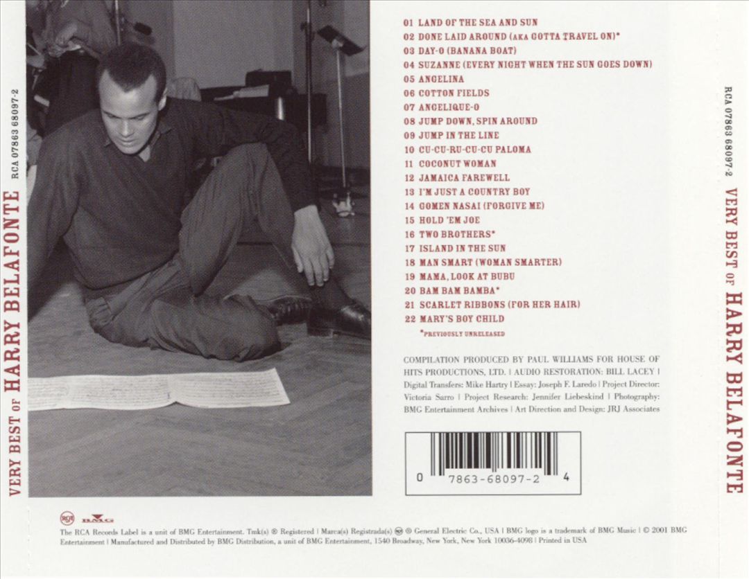 Very Best of Harry Belafonte cover art