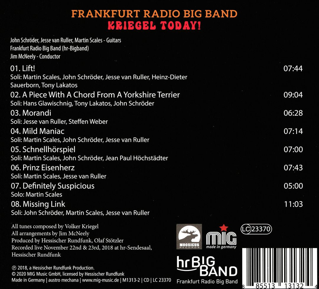 Kriegel Today! cover art