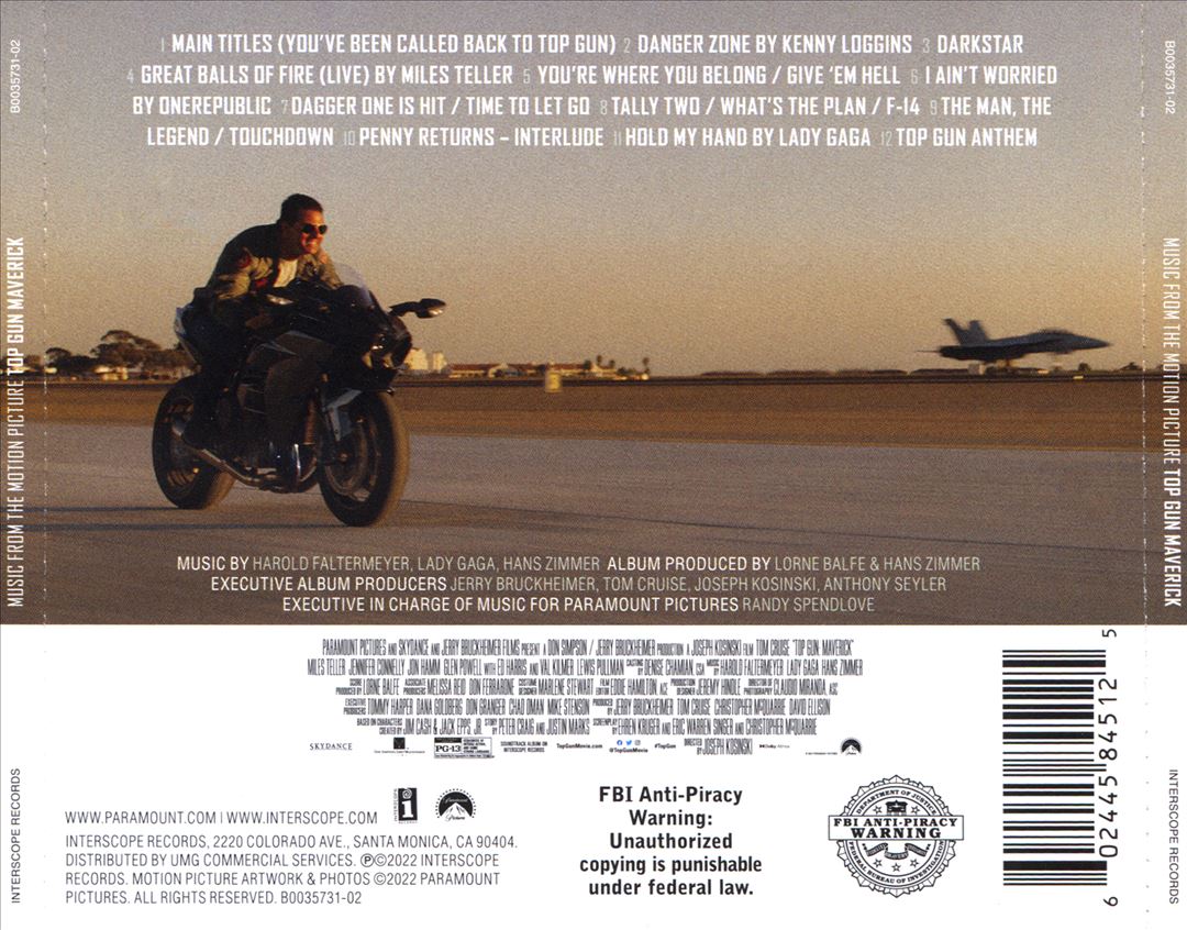 Top Gun: Maverick [Original Motion Picture Soundtrack] cover art