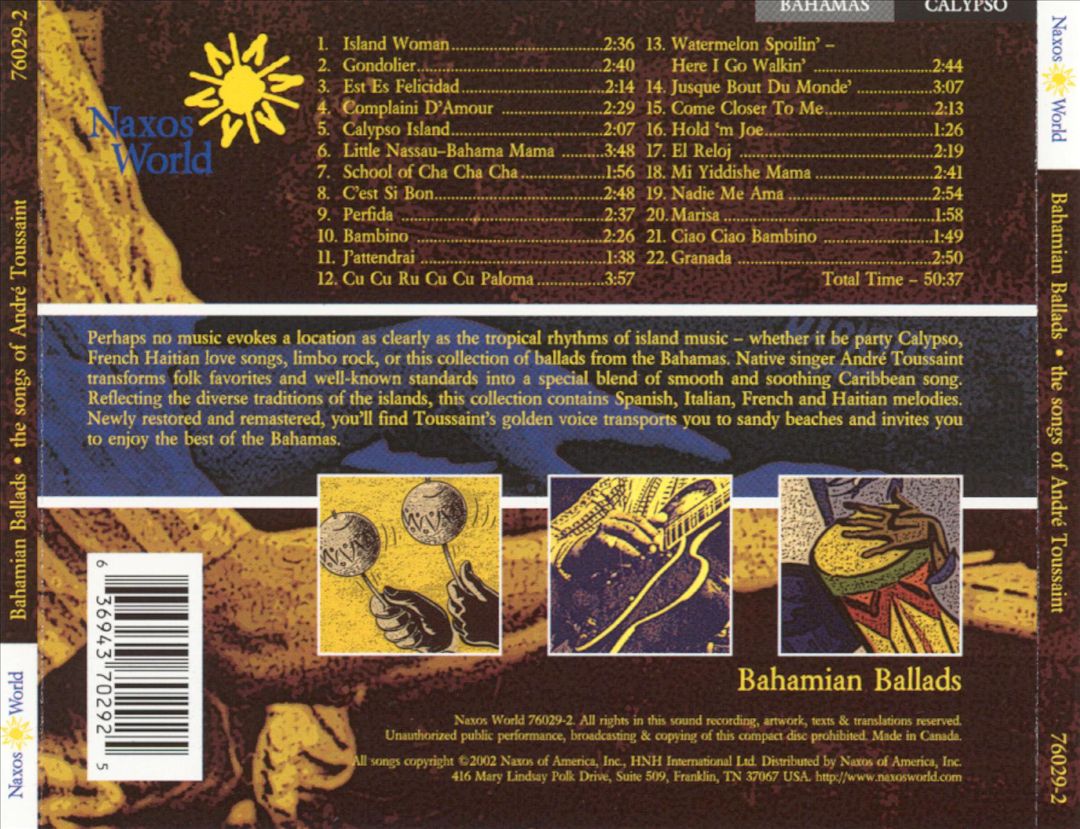 Bahamian Ballads cover art