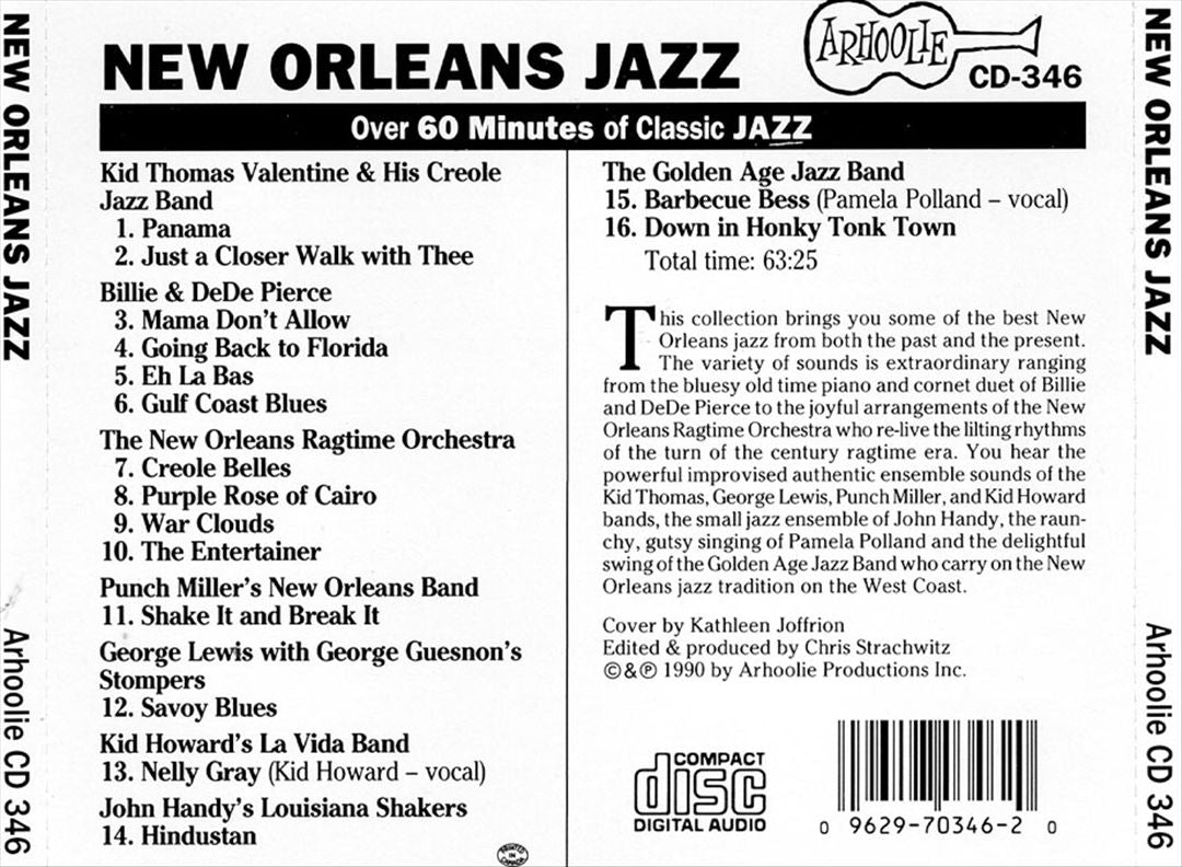 New Orleans Jazz [Arhoolie] cover art