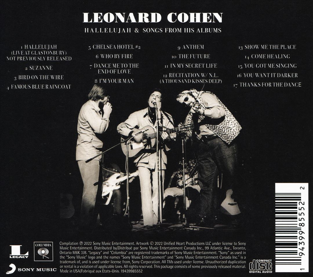 Hallelujah & Songs From His Albums cover art