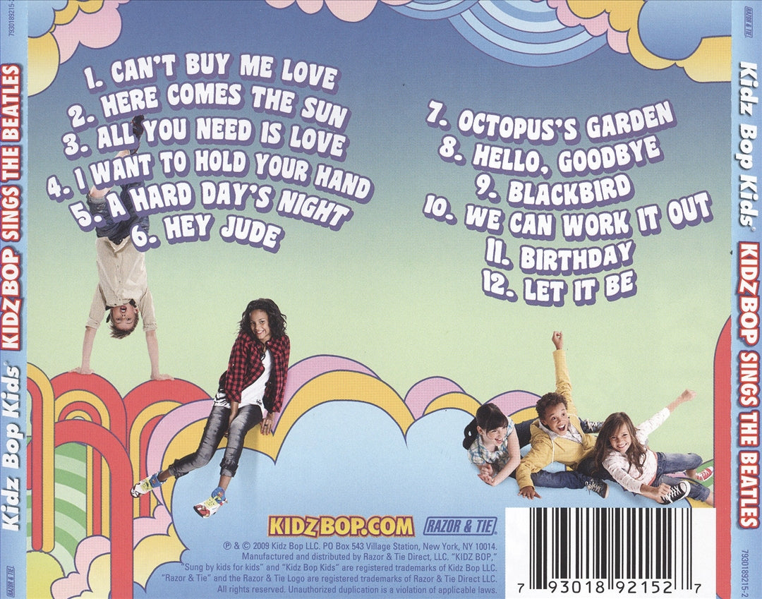 Kidz Bop Sings the Beatles cover art