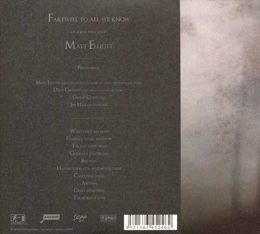 Farewell to All We Know cover art