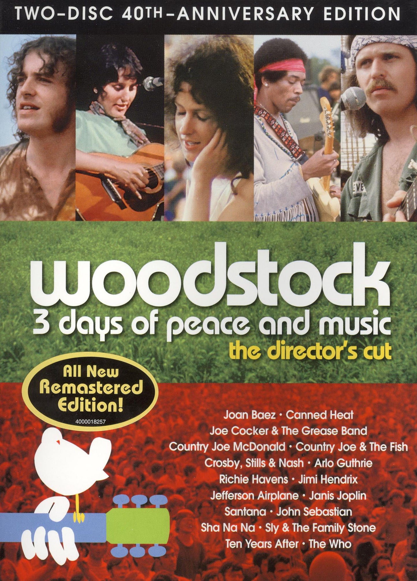 WOODSTOCK: 3 DAYS OF PEACE & MUSIC cover art
