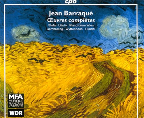 Jean Barraque: Oeuvres complètes cover art