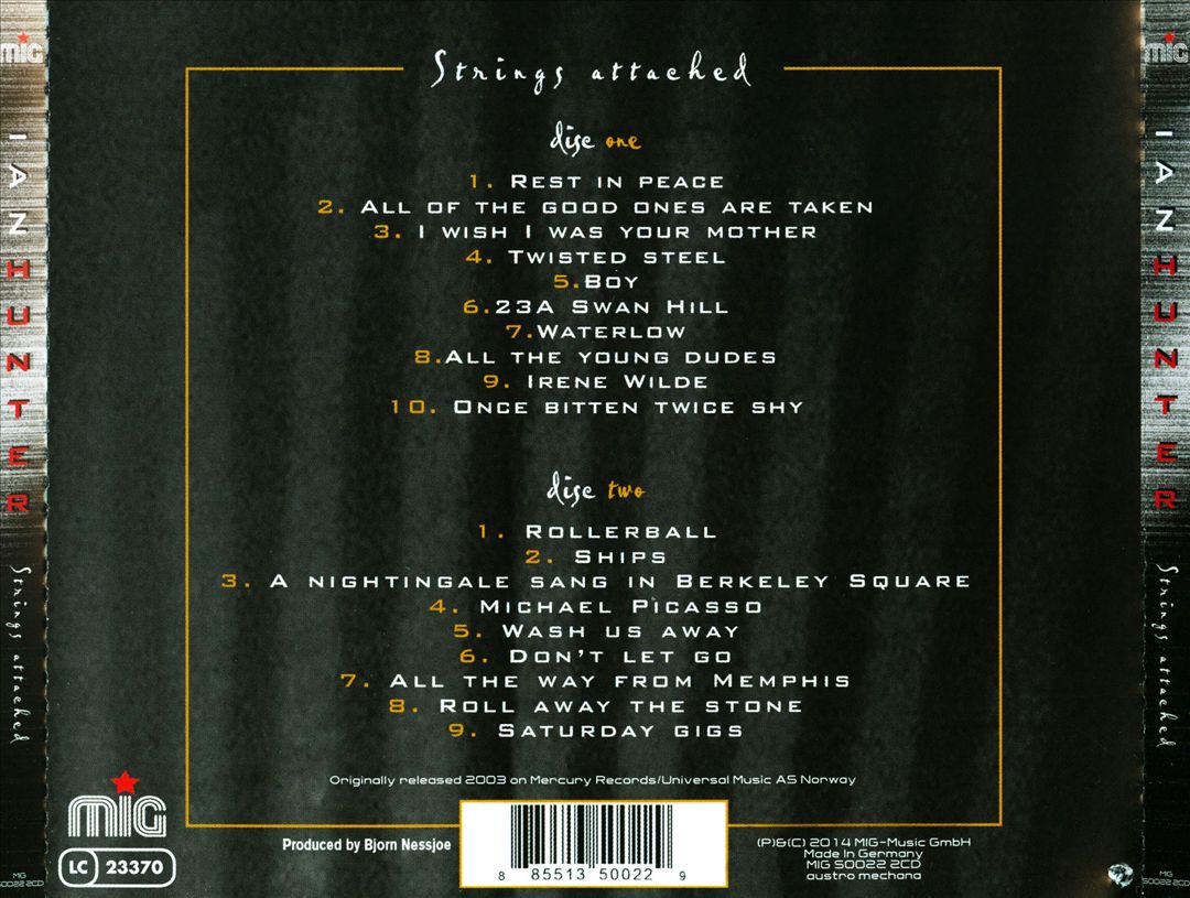 Strings Attached: A Very Special Night with Ian Hunter cover art