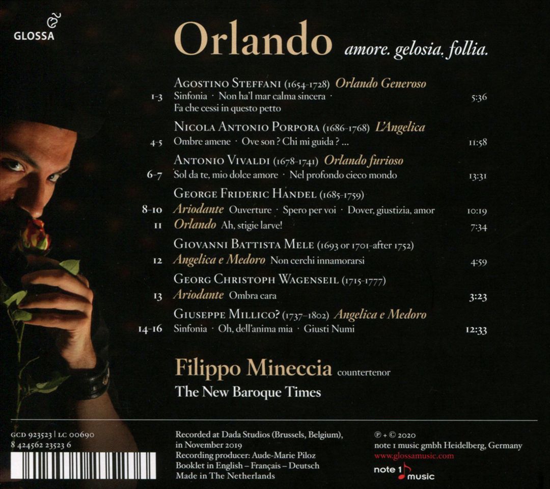 Orlando: Amore, Gelosia, Follia cover art