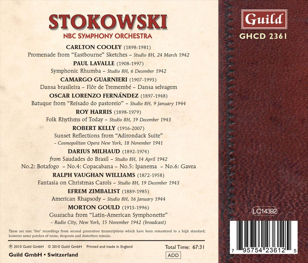 Stokowski: NBC Pops 1942-1944 cover art