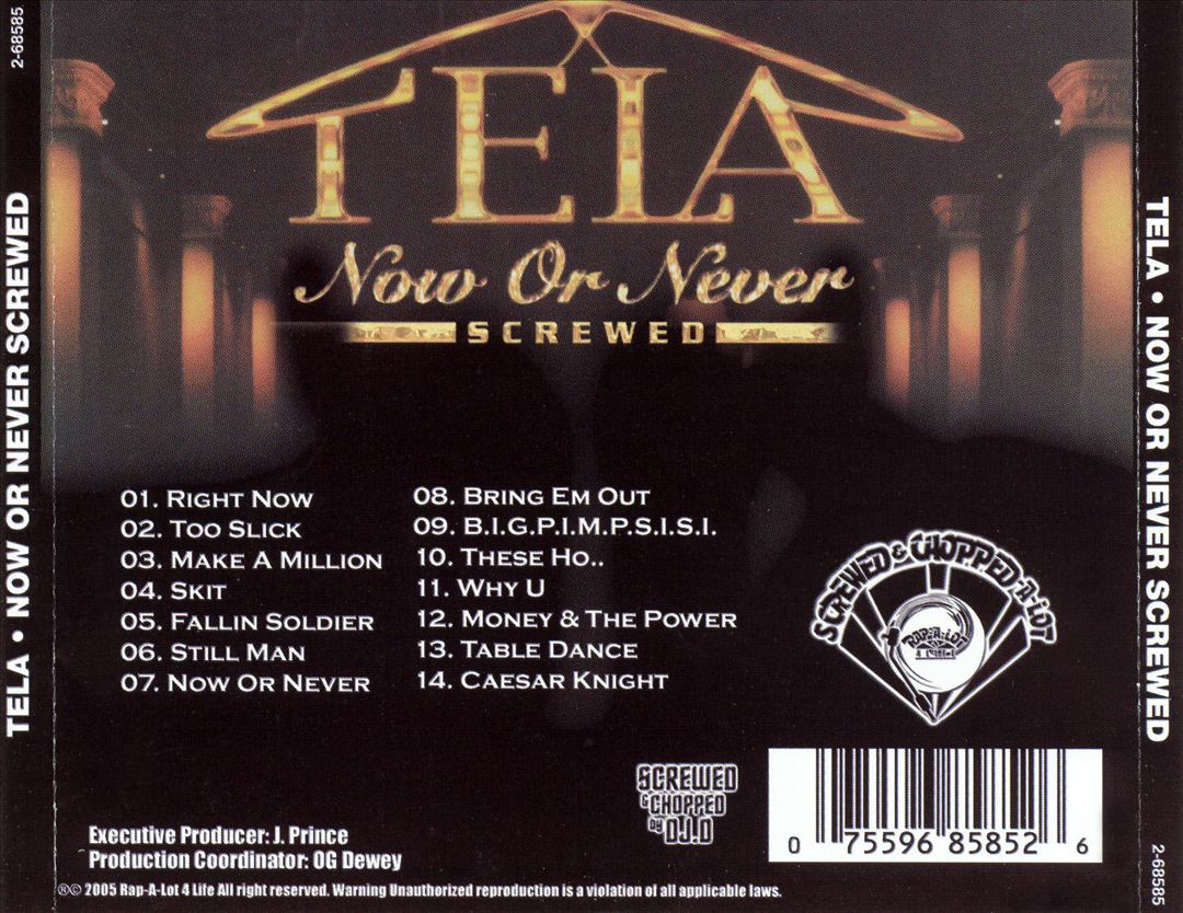 Now or Never [Chopped and Screwed] cover art