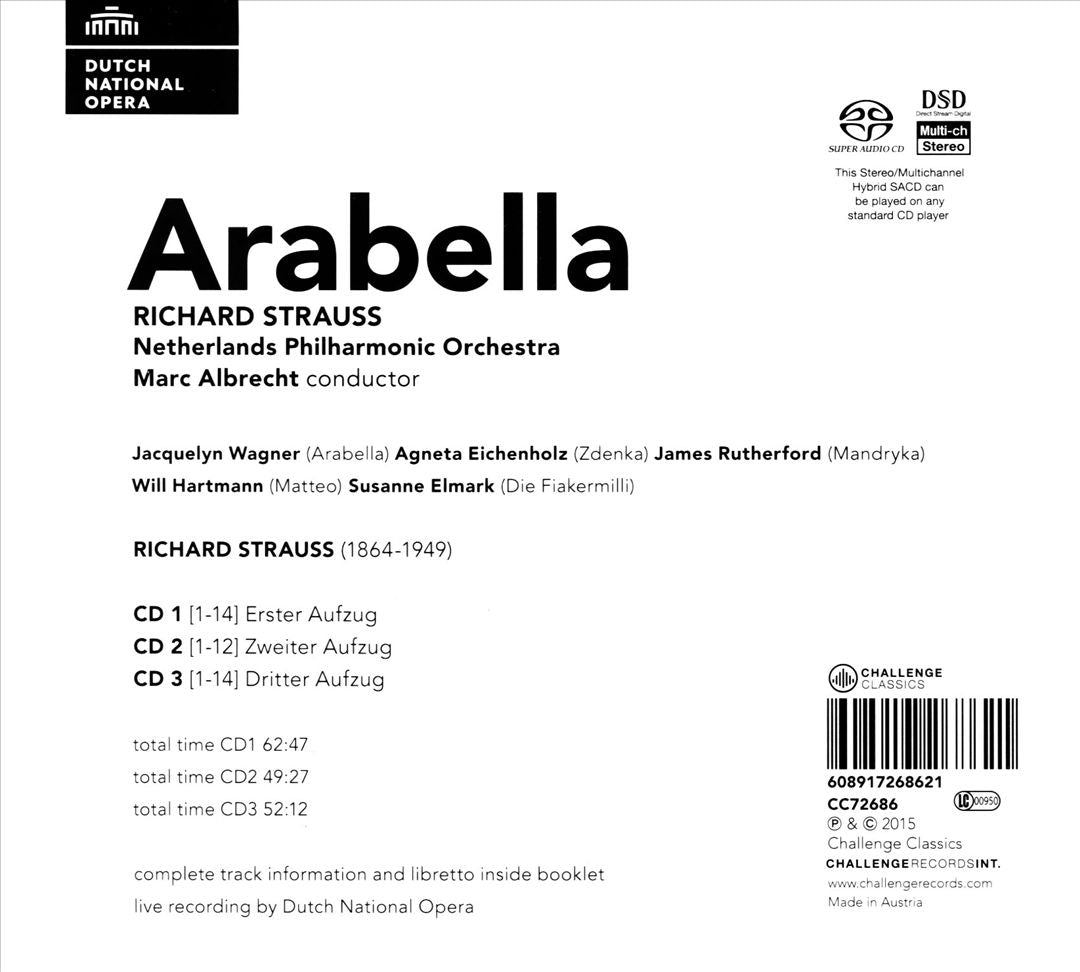 Richard Strauss: Arabella cover art