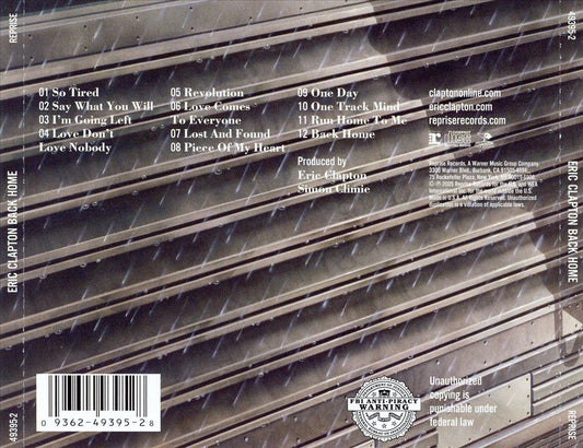 Back Home cover art
