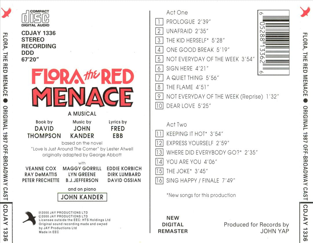 Flora, The Red Menace [1987 Off-Broadway Revival Cast] cover art