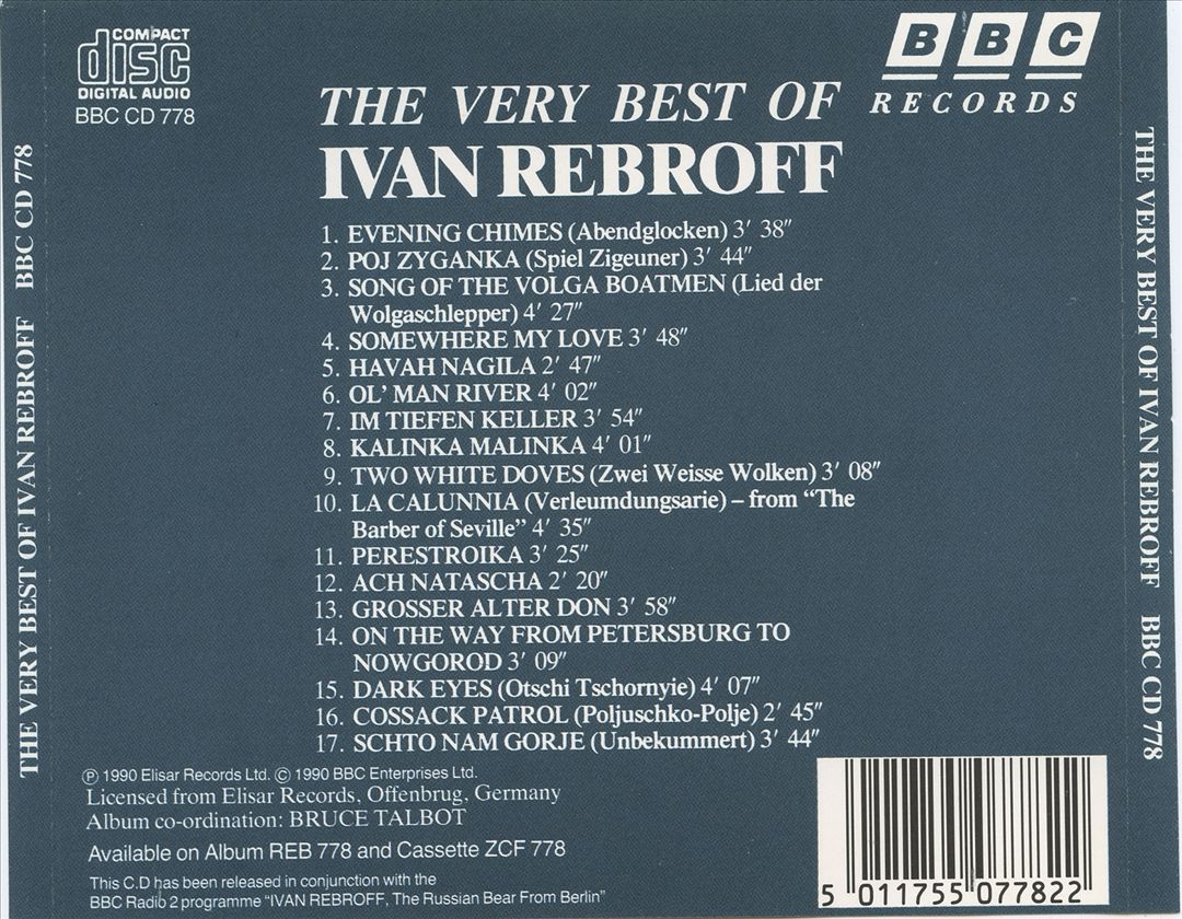 Very Best of Ivan Rebroff cover art