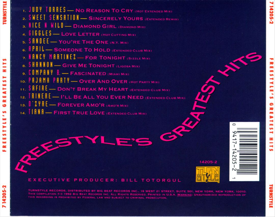 Freestyle's Greatest Hits [Turnstyle] cover art