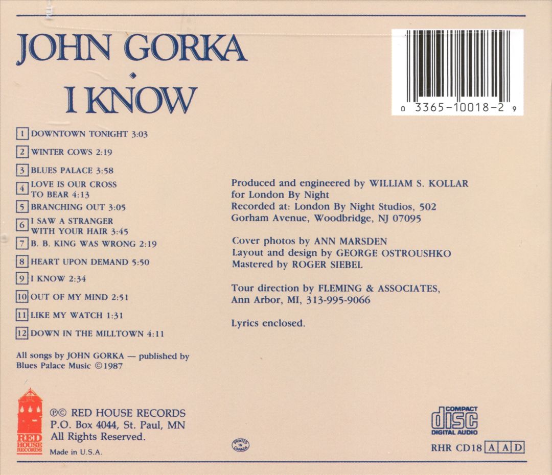 I Know cover art