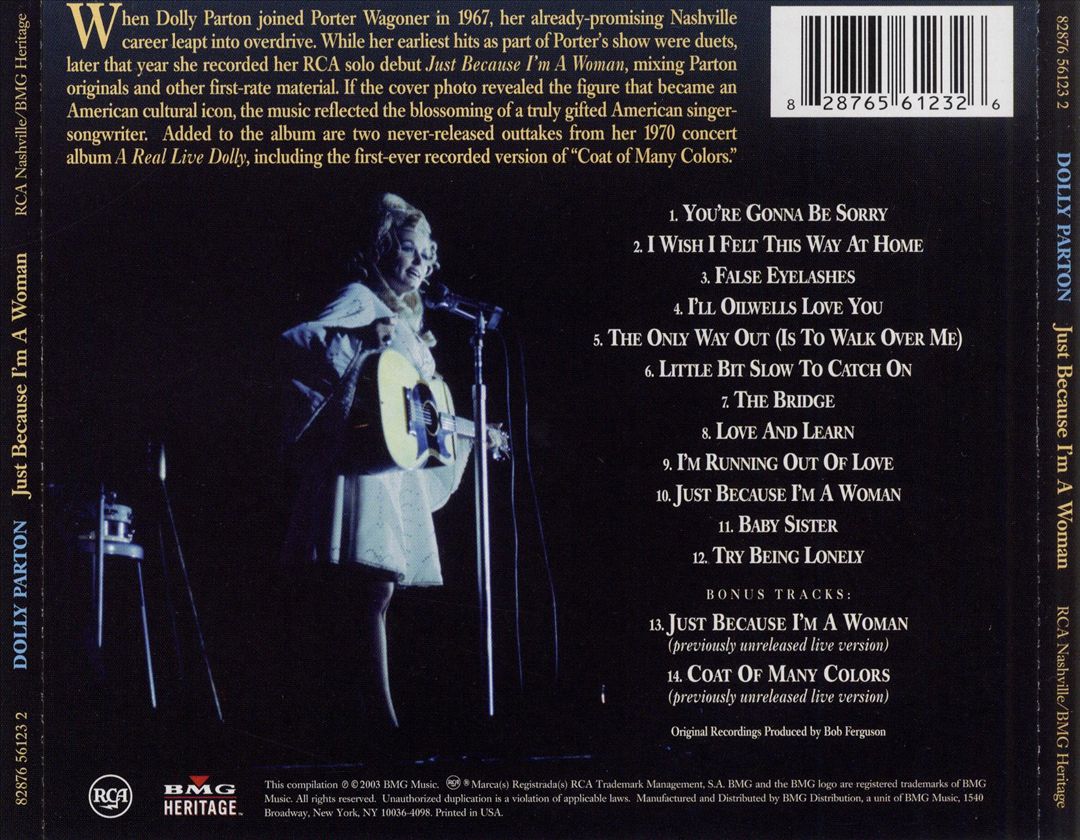 Just Because I'm a Woman [Bonus Tracks] cover art