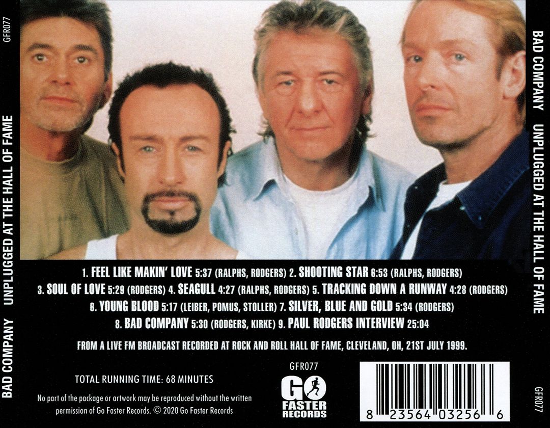 Unplugged at the Hall of Fame cover art