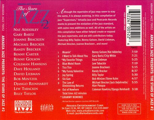 Arkadia Jazz: The Stars of Jazz, Vol. 2 cover art