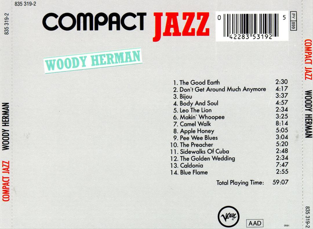 Compact Jazz: Woody Herman cover art