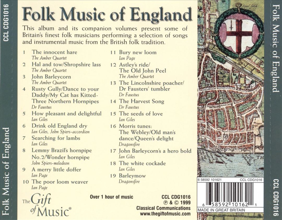 Folk Music of England cover art