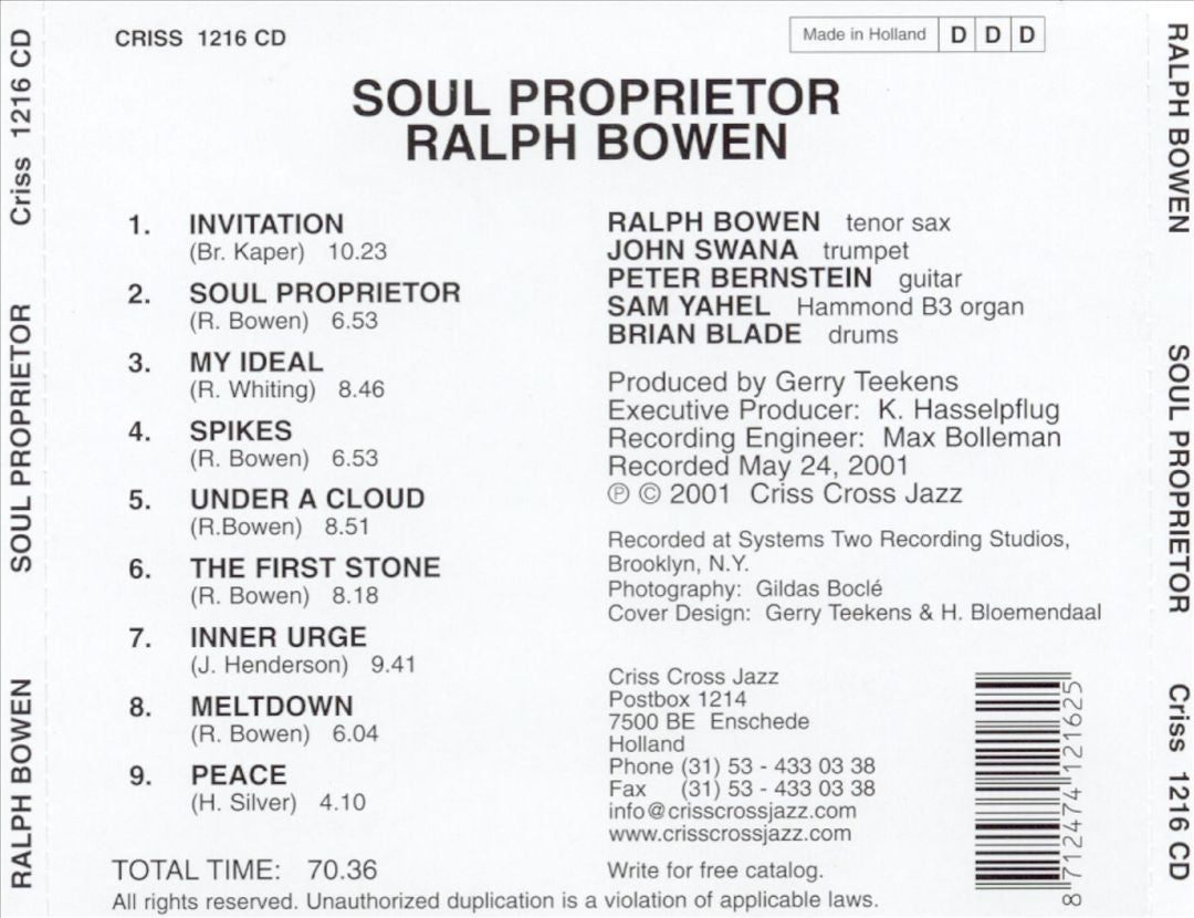 Soul Proprietor cover art