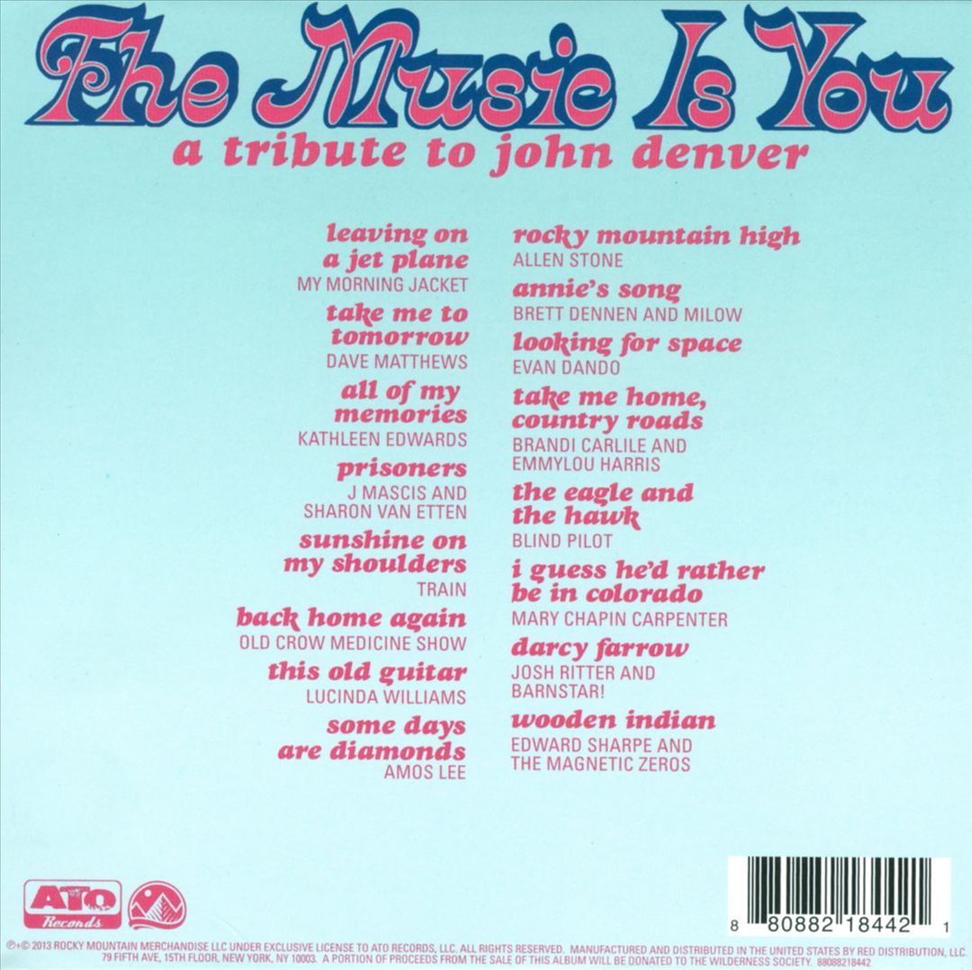 Music Is You: A Tribute to John Denver cover art