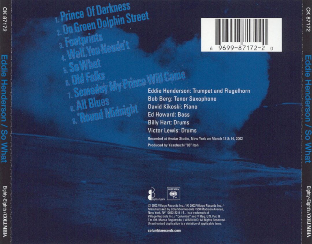 So What cover art