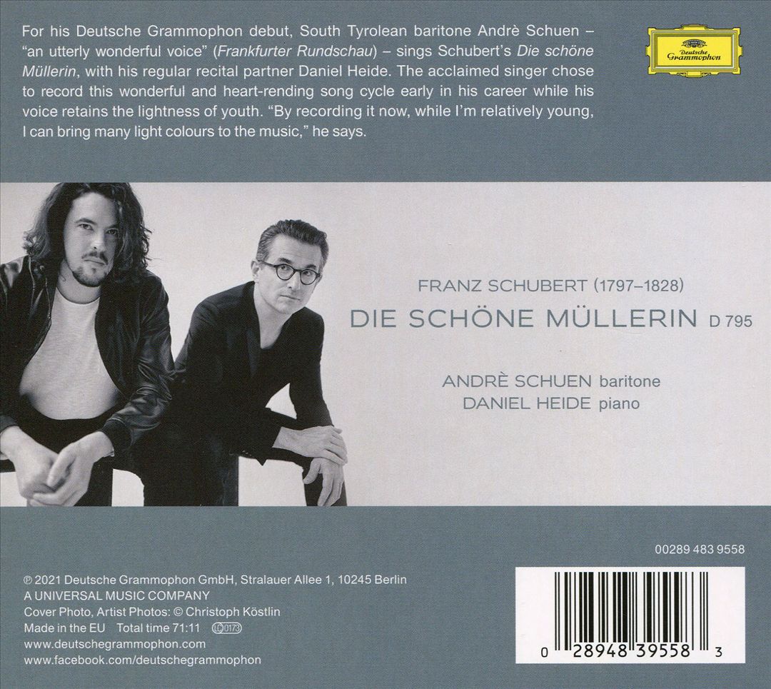 Franz Schubert: Die schöne Müllerin cover art