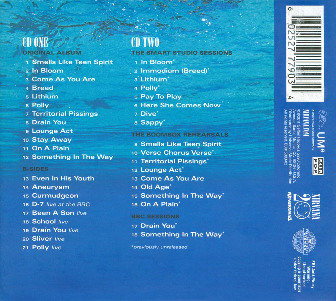 Nevermind [20th Anniversary Deluxe Edition] cover art