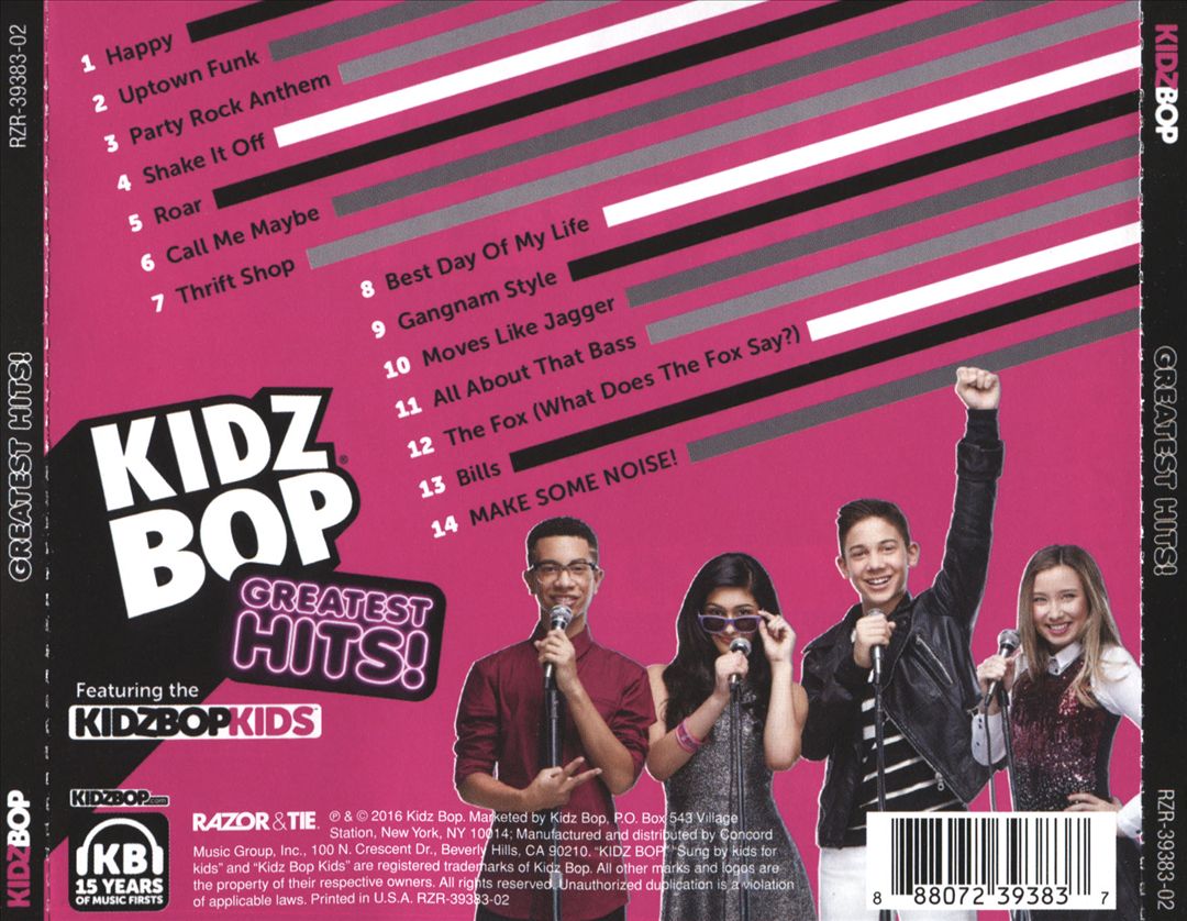 Kidz Bop Greatest Hits [Bonus Track] cover art