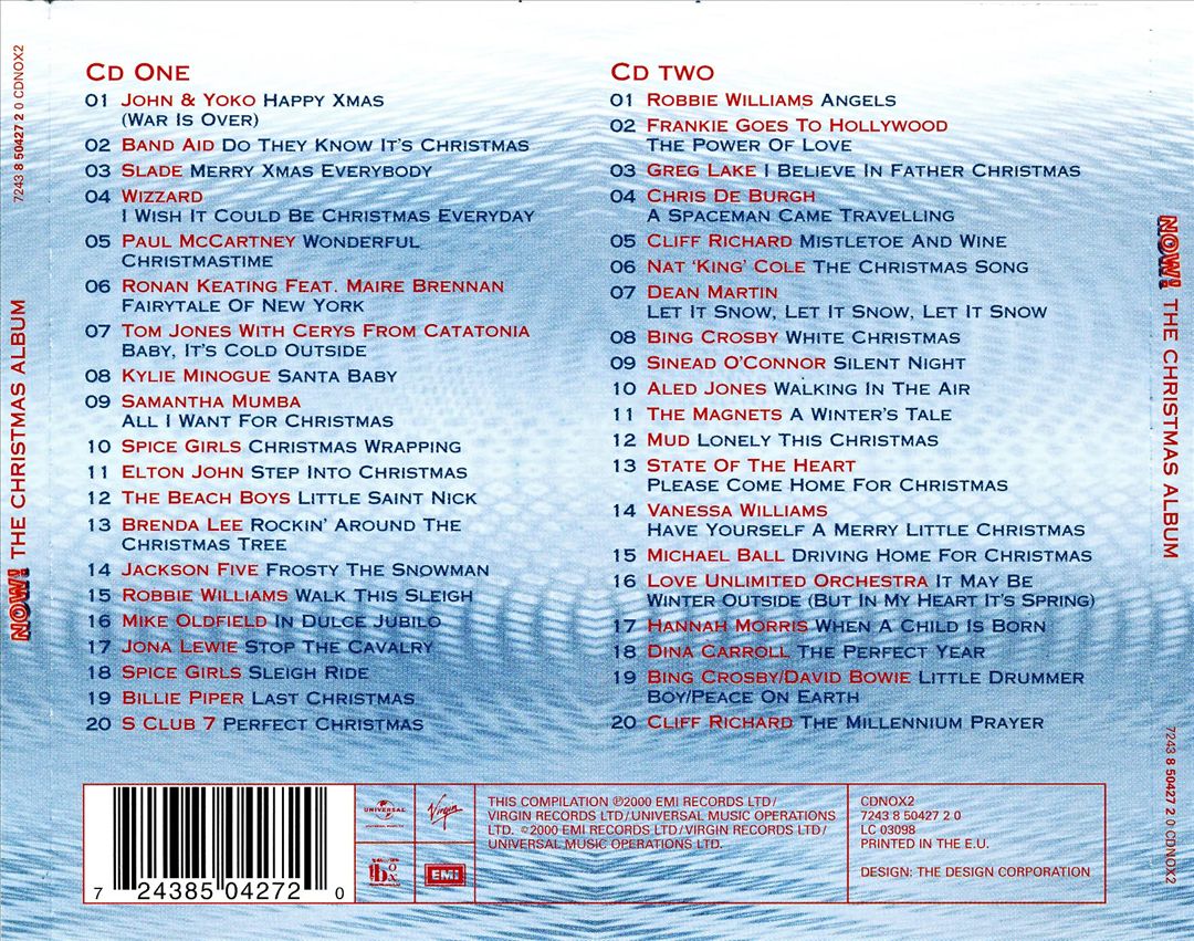 Now! The Christmas Album cover art